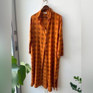Orange Patterned women’s Shirt